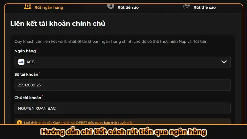 Hướng dẫn chi tiết cách rút tiền qua ngân hàng