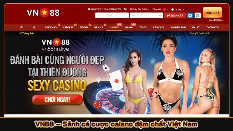 VN88 – Sảnh cá cược caisno đậm chất Việt Nam