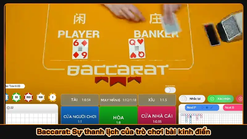 Baccarat: Sự thanh lịch của trò chơi bài kinh điển