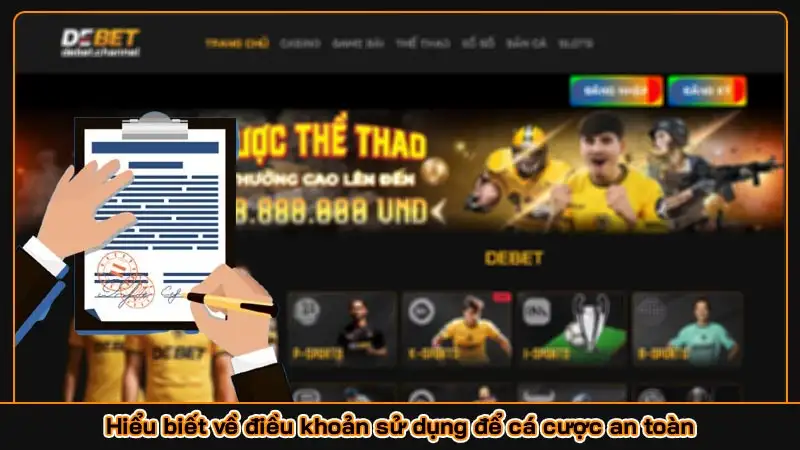 Hiểu biết về điều khoản sử dụng để cá cược an toàn