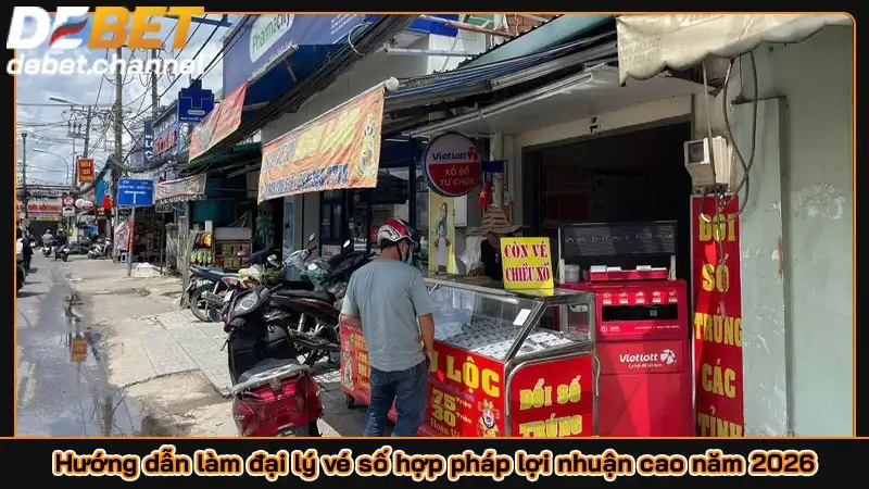 Hướng dẫn làm đại lý vé số hợp pháp lợi nhuận cao năm 2026
